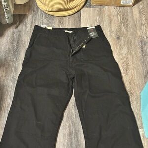 Levi's Black Flare Wide Leg Jeans